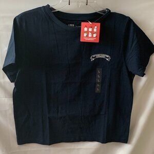 UNIQLO UT SANRIO Characters Supermarket Collection Tee in Navy Sz LARGE